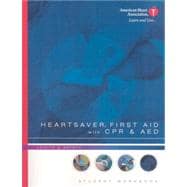 Heartsaver First Aid with CPR and AED Student Workbook (Item #80-1058)