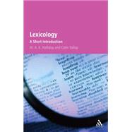 Lexicology A Short Introduction