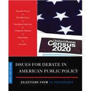 Issues for Debate in American Public Policy