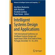 Intelligent Systems Design and Applications