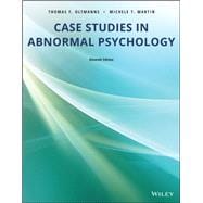 Case Studies in Abnormal Psychology,9781119504795