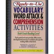 Ready-T0-Use Vocabulary, Word Attack & Comprehension Activities