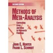 Methods of Meta-Analysis : Correcting Error and Bias in Research Findings