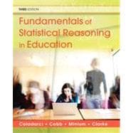 Fundamentals of Statistical Reasoning in Education, 3rd Edition