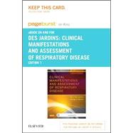 Clinical Manifestations and Assessment of Respiratory Disease Pageburst Ebook on Kno Retail Access Card
