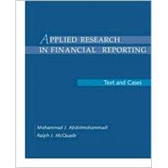 Applied Research in Financial Reporting : Text and Cases