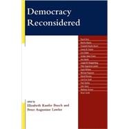 Democracy Reconsidered