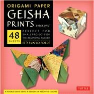 Origami Paper Geisha Prints