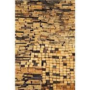 Pile of Aged Stacked Lumber Lined Journal