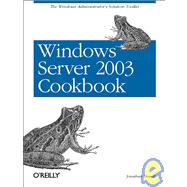 Windows Server 2003 Cookbook