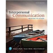 Revel Interpersonal Communication Looseleaf