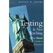 Testing Is Not Teaching