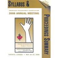159th Annual Meeting Syllabus & Proceedings, 2006