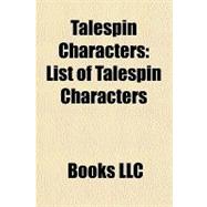 Talespin Characters : List of Talespin Characters