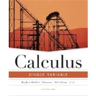 Calculus: Single Variable, 4th Edition