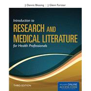 Introduction to Research and Medical Literature for Health Professionals (book)