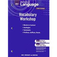 Holt Traditions Vocabulary Workshop; Vocabulary Workshop Grade 9