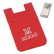 Miami Red Dual Pocket Silicone Wallet