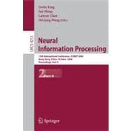 Neural Information Processing : 13th International Conference, ICONIP 2006, Hong Kong, China, October 3-6, 2006, Proceedings, Part II