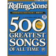 Selections from Rolling Stone Magazine's 500 Greatest Songs of All Time (Instrumental Solos), Vol 2 : Horn in F, Book and CD