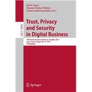 Trust, Privacy and Security in Digital Business