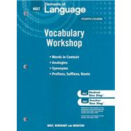 Holt Traditions Vocabulary Workshop; Vocabulary Workshop Grade 10