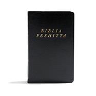 Biblia Peshitta, negro imitación piel con índice Revisada y aumentada