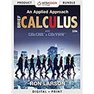 Bundle: Calculus: An Applied Approach, Brief, Loose-leaf Version, 10th + WebAssign Printed Access Card for Larson's Calculus: An Applied Approach, 10th Edition, Single-Term