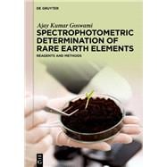 Spectrophotometric Determination of Rare Earth Elements