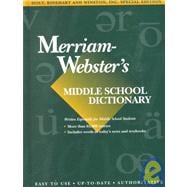 Merriam Webster's Middle School Dictionary 1996
