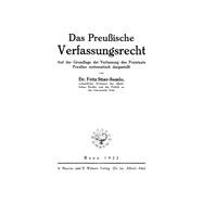 Das Preußische Verfassungsrecht