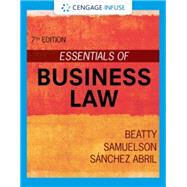 Cengage Infuse for Beatty/Samuelson/Abril's Essentials of Business Law, 1 term Printed Access Card