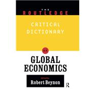 Routlge Companion to Global Economics