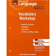Holt Traditions Vocabulary Workshop; Vocabulary Workshop Grade 11