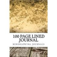 100 Page Lined Journal