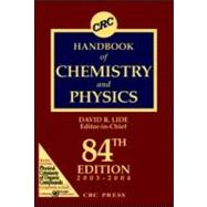 CRC Handbook of Chemistry and Physics 2003-2004,9780849304842