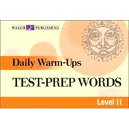 Daily Warm-ups For Test-prep Words