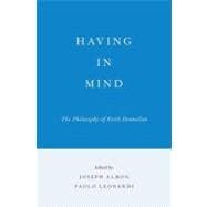 Having in Mind The Philosophy of Keith Donnellan,9780199844845