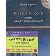 Business Its Legal, Ethical, and Global Environment with InfoTrac College Edition