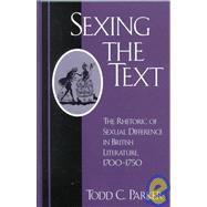 Sexing the Text