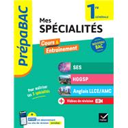 Prépabac Mes spécialités SES, HGGSP, Anglais LLCE/ AMC 1re générale - 2024-2025