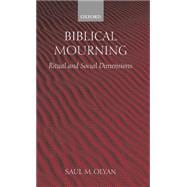 Biblical Mourning Ritual and Social Dimensions