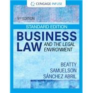 Cengage Infuse for Beatty/Samuelson/Abril's Business Law and the Legal Environment, Standard Edition, 1 term Printed Access Card