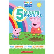 5-Minute Phonics (Peppa Pig) book cover, ISBN 9781338894868