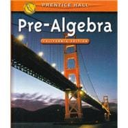 Pre-Algebra California Edition