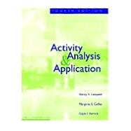 Activity Analysis and Application