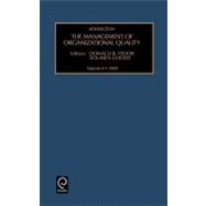 Advances in the Management of Organizational Quality, Volume 4