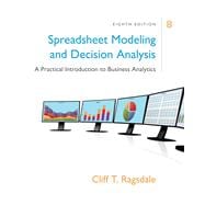 MindTap Business Analytics 2 terms (12 months) Printed Access Card for Ragsdale's Spreadsheet Modeling & Decision Analysis, 8th