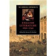 The Cambridge Companion to English Literature, 1650â€“1740