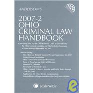 Anderson's 2007-2 Ohio Criminal Law Handbook with CD-ROM